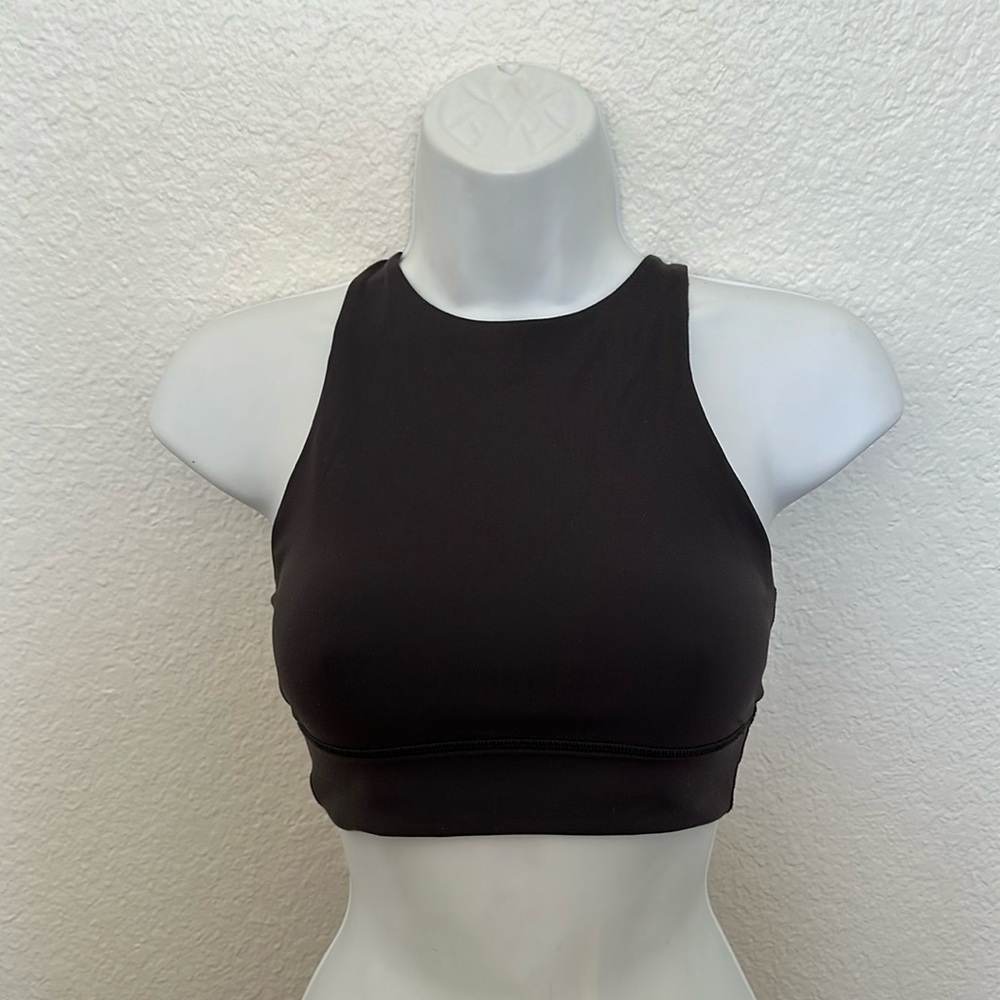 Lululemon Black longline sports bra